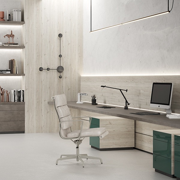 Comodidad y funcionalidad para una oficina ideal en casa