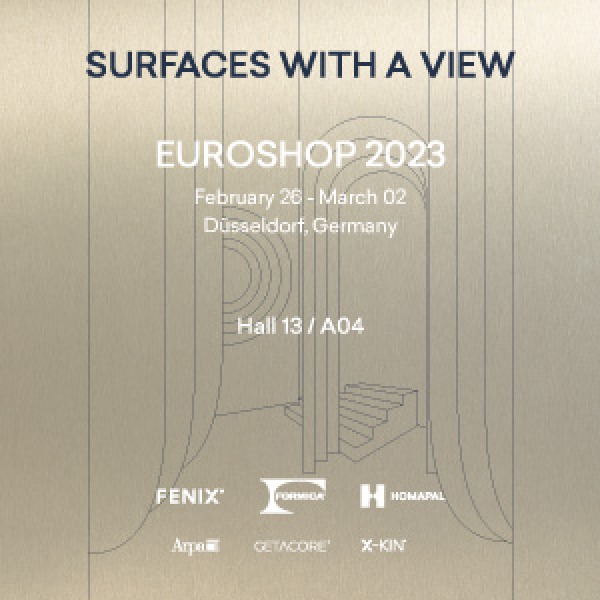 FENIX Laminado Formica y Homapal en EuroShop 2023 ...