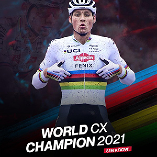 Mathieu van der Poel gewinnt dritte Cyclo-Cross-Weltmeisterschaft ...