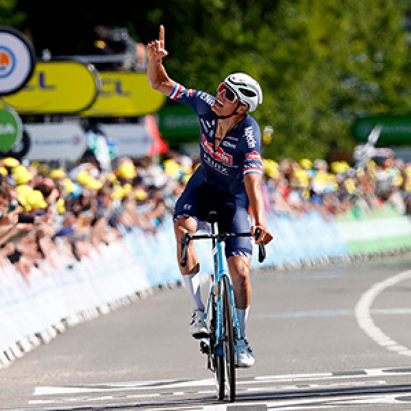 Mathieu van der Poel wins Stage 2 of ...