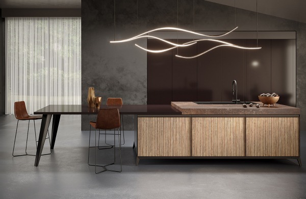 Tuet by Arpa. Kitchen surfaces in Caravella Light.
