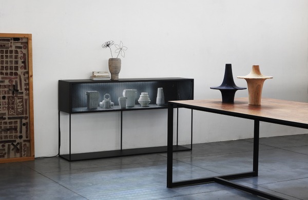 Tristano Sideboard + Big Brother table by Maurizio Peregalli - ZEUS Studio