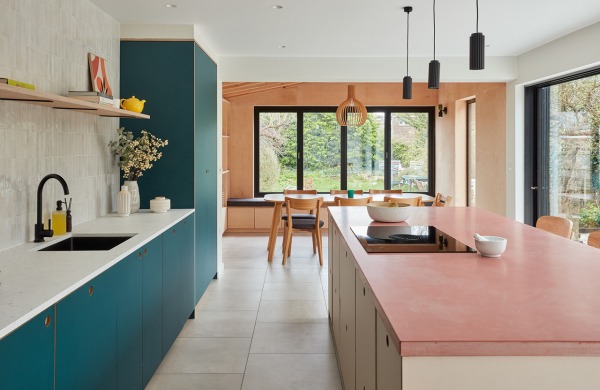 A victorian home kitchen turns into a family haven