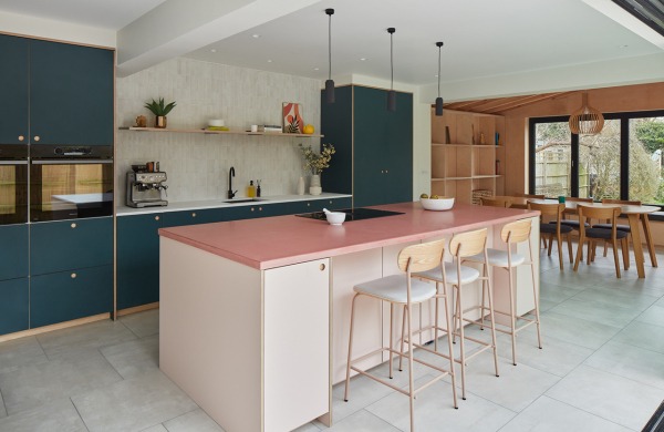 A victorian home kitchen turns into a family haven
